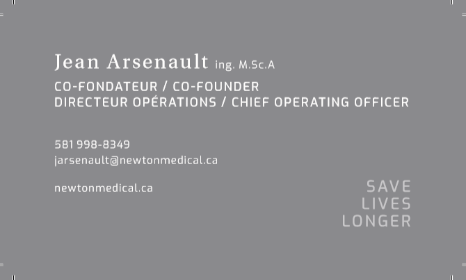 Carte Newton Jean Arsenault